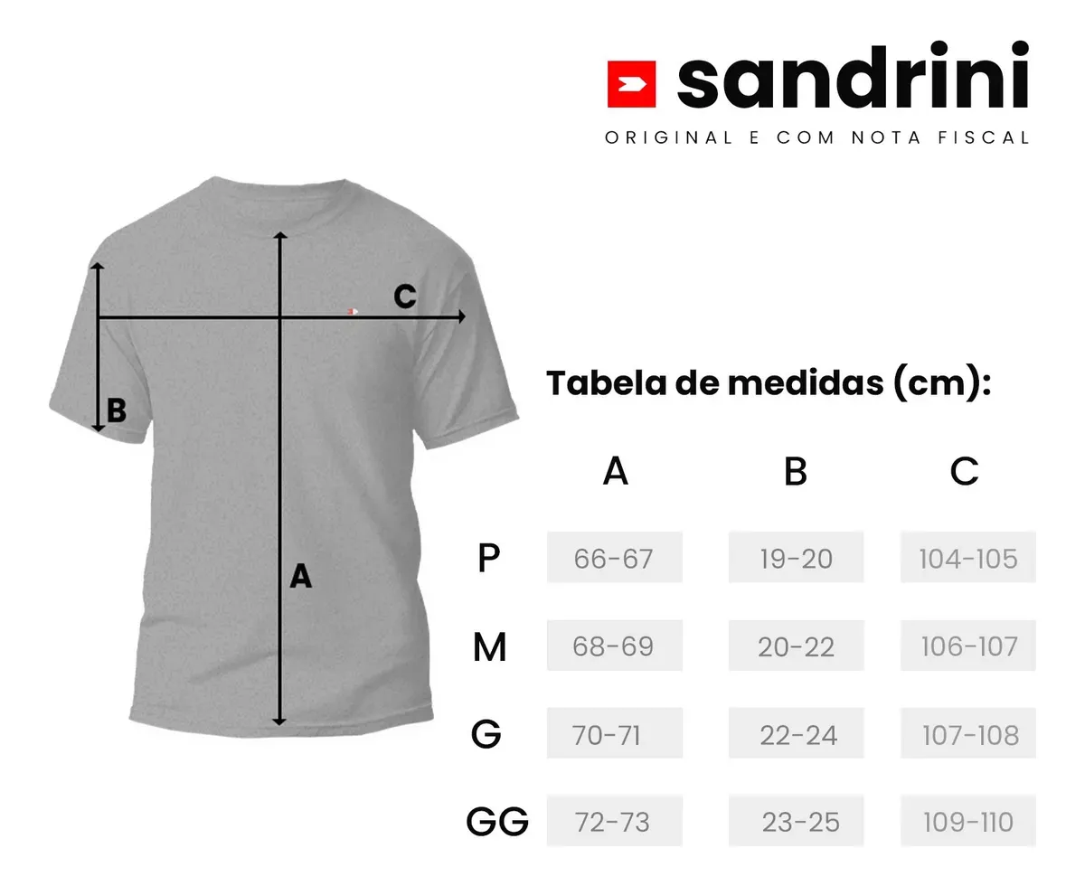 Kit 4 Camiseta Dry-fit Sandrini Masculina Academia Caminhada - Imagem 6